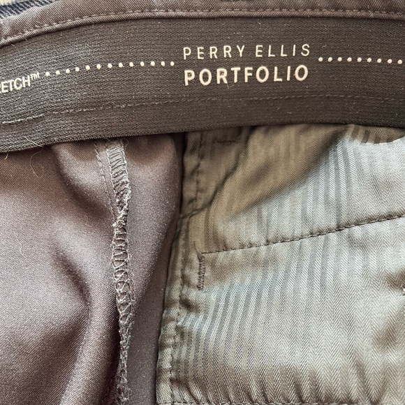 Perry Ellis Portfolio black dress pants size 34 - Picture 7 of 7